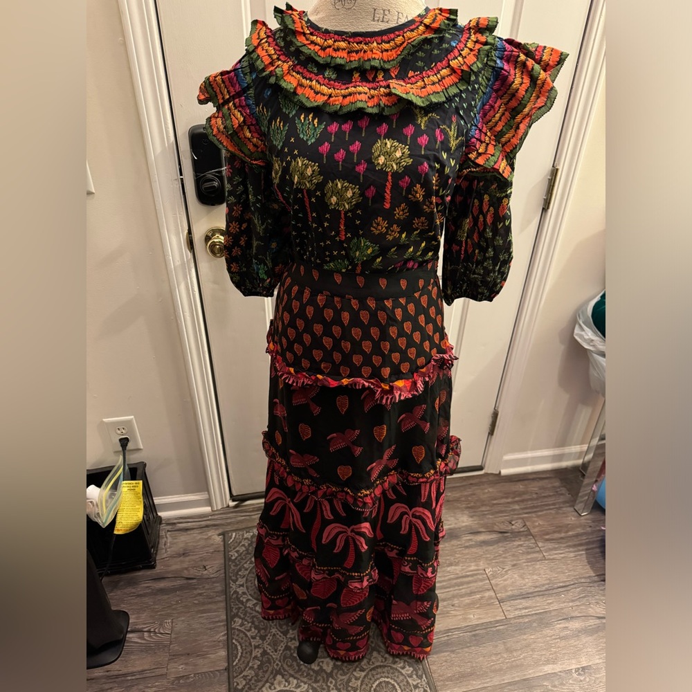 2 pc farmrio skirt set worn by the one and only Tabitha Brown